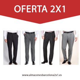 Almacenes Barcelona 2x1 - pantalon chandal algodon oferta